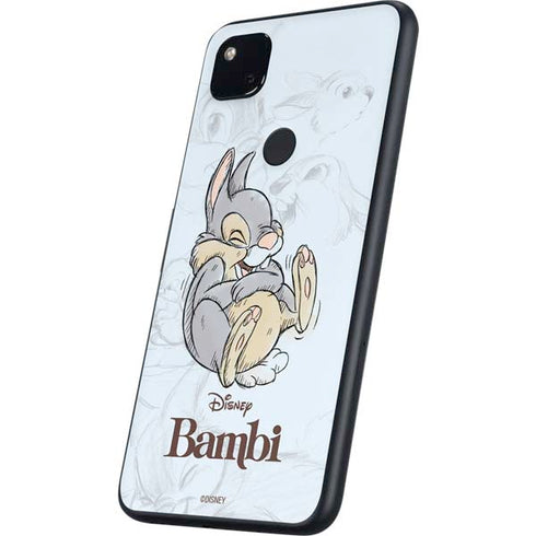 Disney Bambi Thumper Sketched portrait Google Pixel 4a Skin